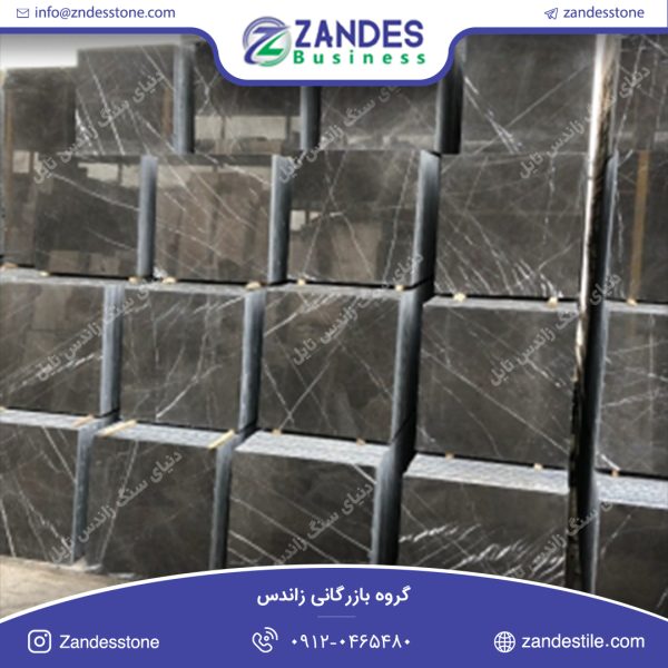 سنگ تایل مرمریت بلک مارشال